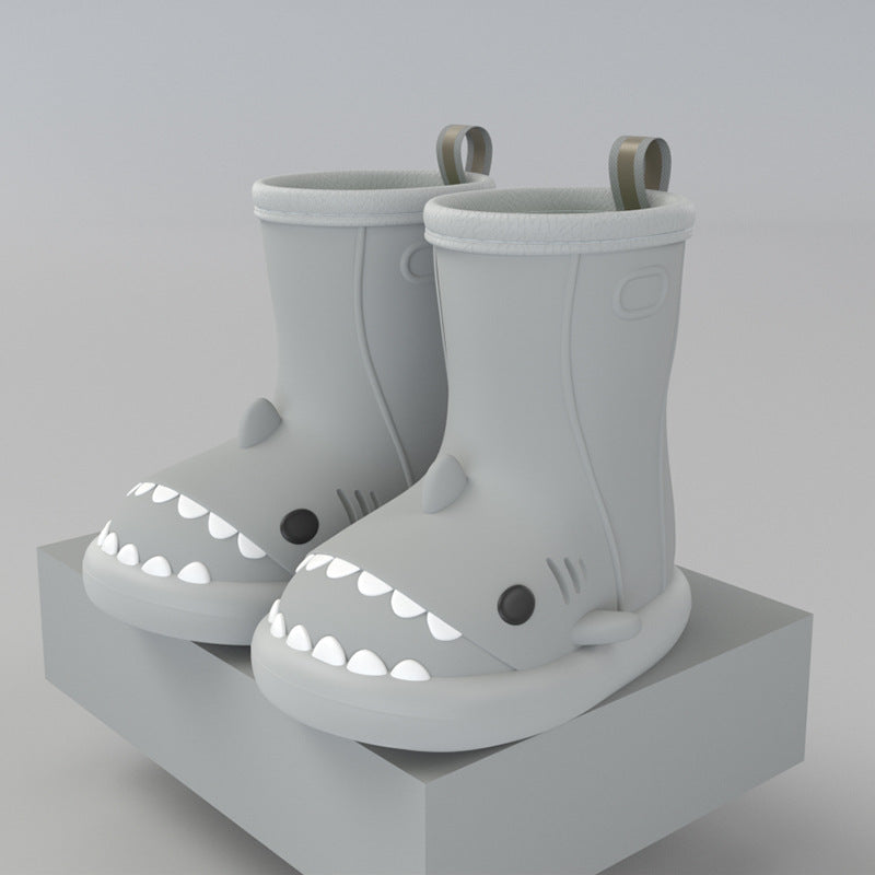 Cartoon Shark Kids Rain Boots - DAILY SLIPPERS