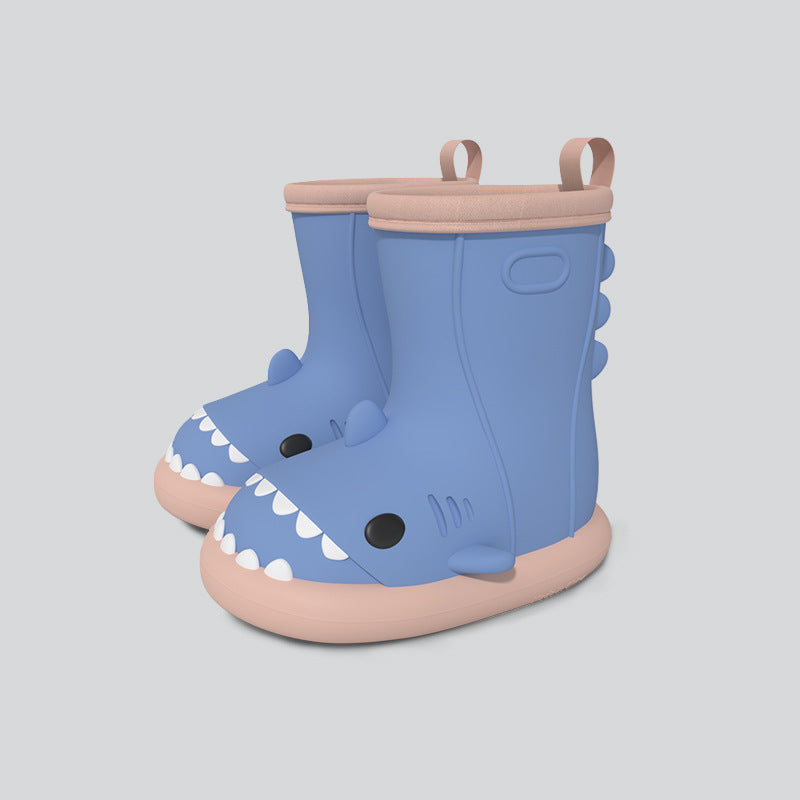 Cartoon Shark Kids Rain Boots - DAILY SLIPPERS