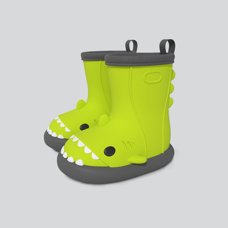 Cartoon Shark Kids Rain Boots - DAILY SLIPPERS