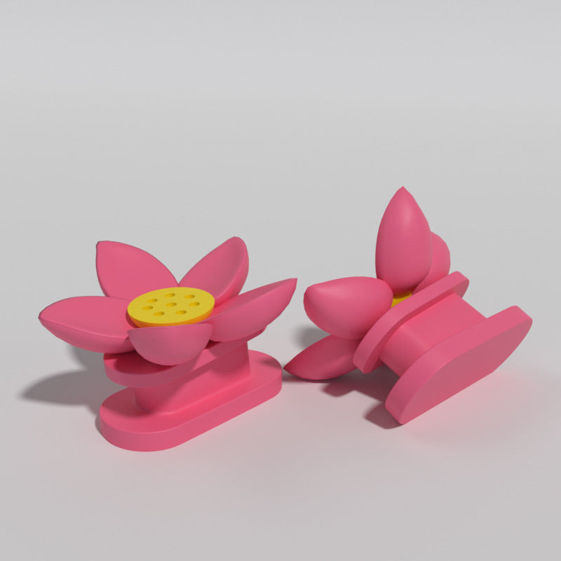 Lotus Flower Shoe Charm - DAILY SLIPPERS