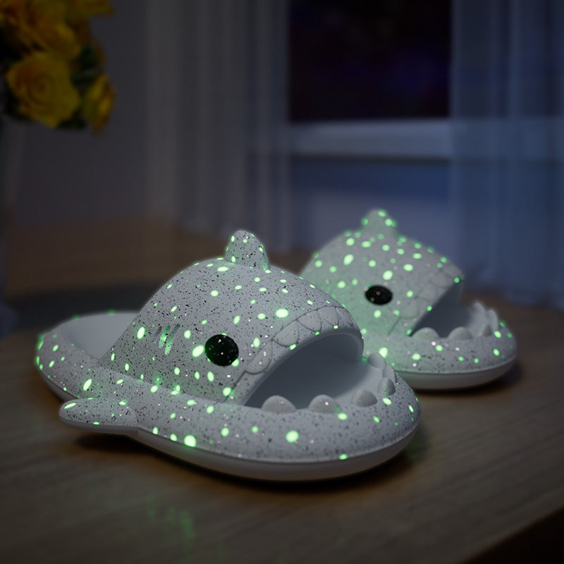 Glow-in-the-Dark Galaxy Slides – Fun Series Unisex Slippers - DAILY SLIPPERS