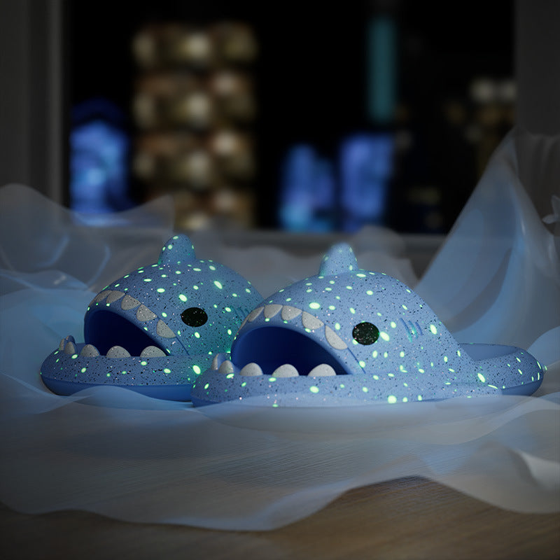Glow-in-the-Dark Galaxy Slides – Fun Series Unisex Slippers - DAILY SLIPPERS
