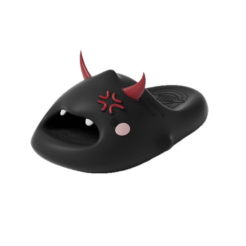 Cartoon Devil Slides – Unisex Anti-Slip EVA Slippers - DAILY SLIPPERS