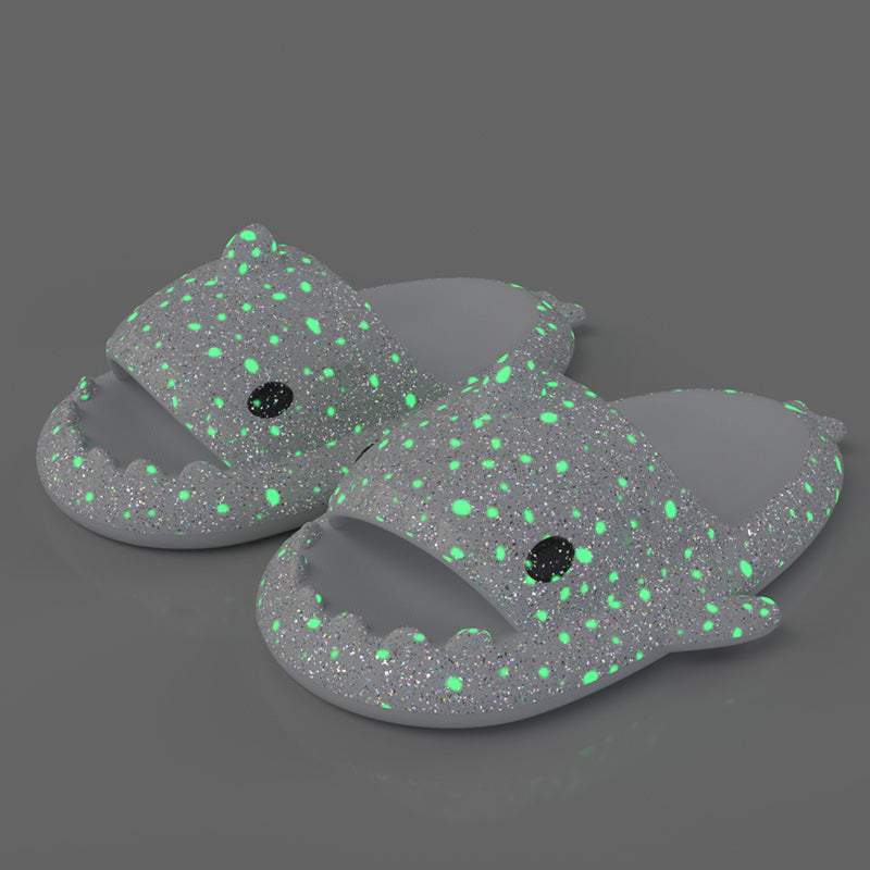 Glow-in-the-Dark Galaxy Slides – Fun Series Unisex Slippers - DAILY SLIPPERS