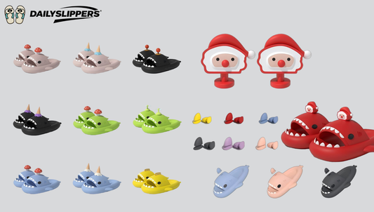 Shark slippers