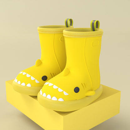 Cartoon Shark Kids Rain Boots - DAILY SLIPPERS