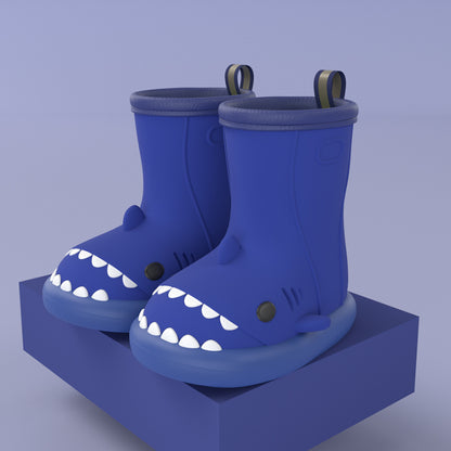 Cartoon Shark Kids Rain Boots - DAILY SLIPPERS