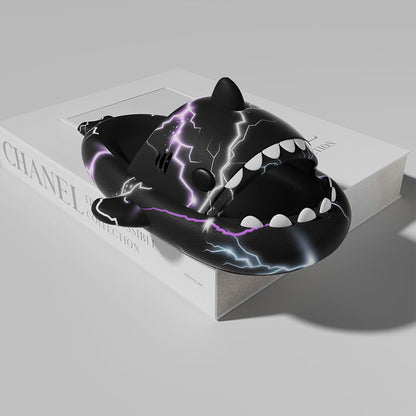 Lightning Shark EVA Slides – Unisex Anti-Slip Slippers - DAILY SLIPPERS