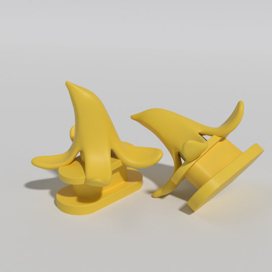 Banana Shoe Charm - DAILY SLIPPERS