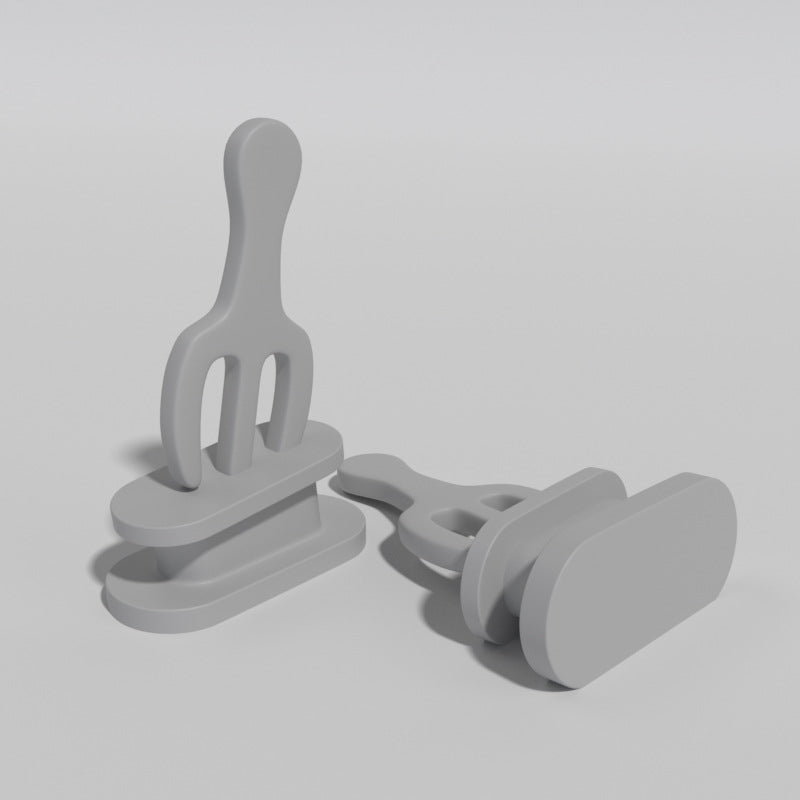 Fork Shoe Charm - DAILY SLIPPERS