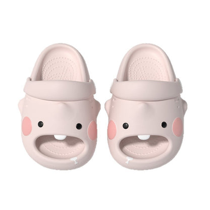 Kids Cartoon Shark Clog Sandals – Soft EVA Non-Slip Summer Shoes - DAILY SLIPPERS