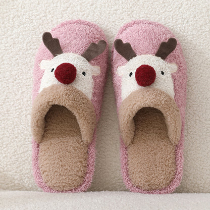 Reindeer Christmas Slippers