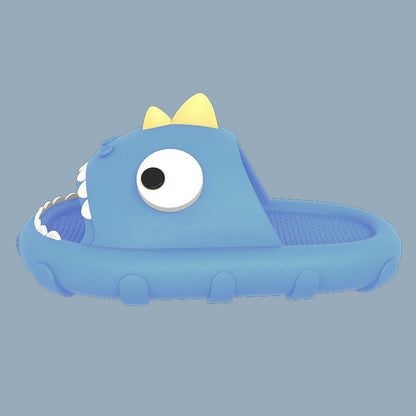 Kids Non-Slip Antibacterial Cartoon Shark Slippers