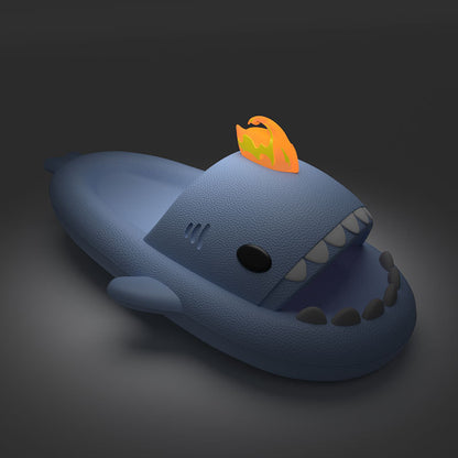 Red Flame Shoe Charm - DAILY SLIPPERS