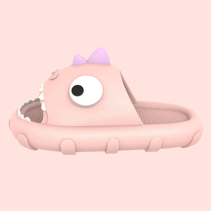 Kids Non-Slip Antibacterial Cartoon Shark Slippers