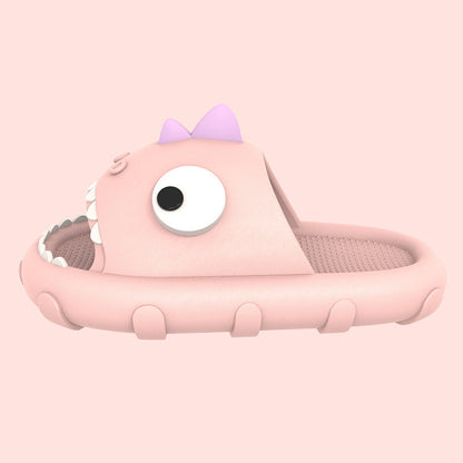 Kids Non-Slip Antibacterial Cartoon Shark Slippers
