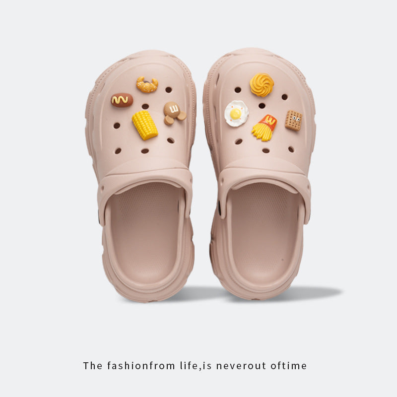 Thick Sole Beach Hole Clogs