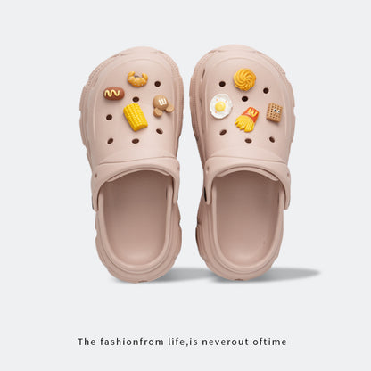 Thick Sole Beach Hole Clogs