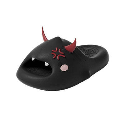 Cartoon Devil Slides – Unisex Anti-Slip EVA Slippers - DAILY SLIPPERS