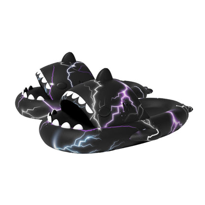 Lightning Shark EVA Slides – Unisex Anti-Slip Slippers - DAILY SLIPPERS