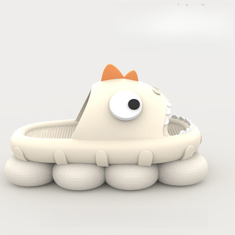 Kids Non-Slip Antibacterial Cartoon Shark Slippers