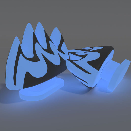 Ice Flame Shoe Charm - DAILY SLIPPERS