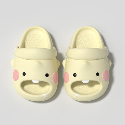 Kids Cartoon Shark Clog Sandals – Soft EVA Non-Slip Summer Shoes - DAILY SLIPPERS