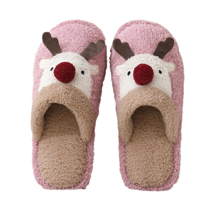 Reindeer Christmas Slippers