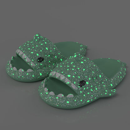 Glow-in-the-Dark Galaxy Slides – Fun Series Unisex Slippers - DAILY SLIPPERS