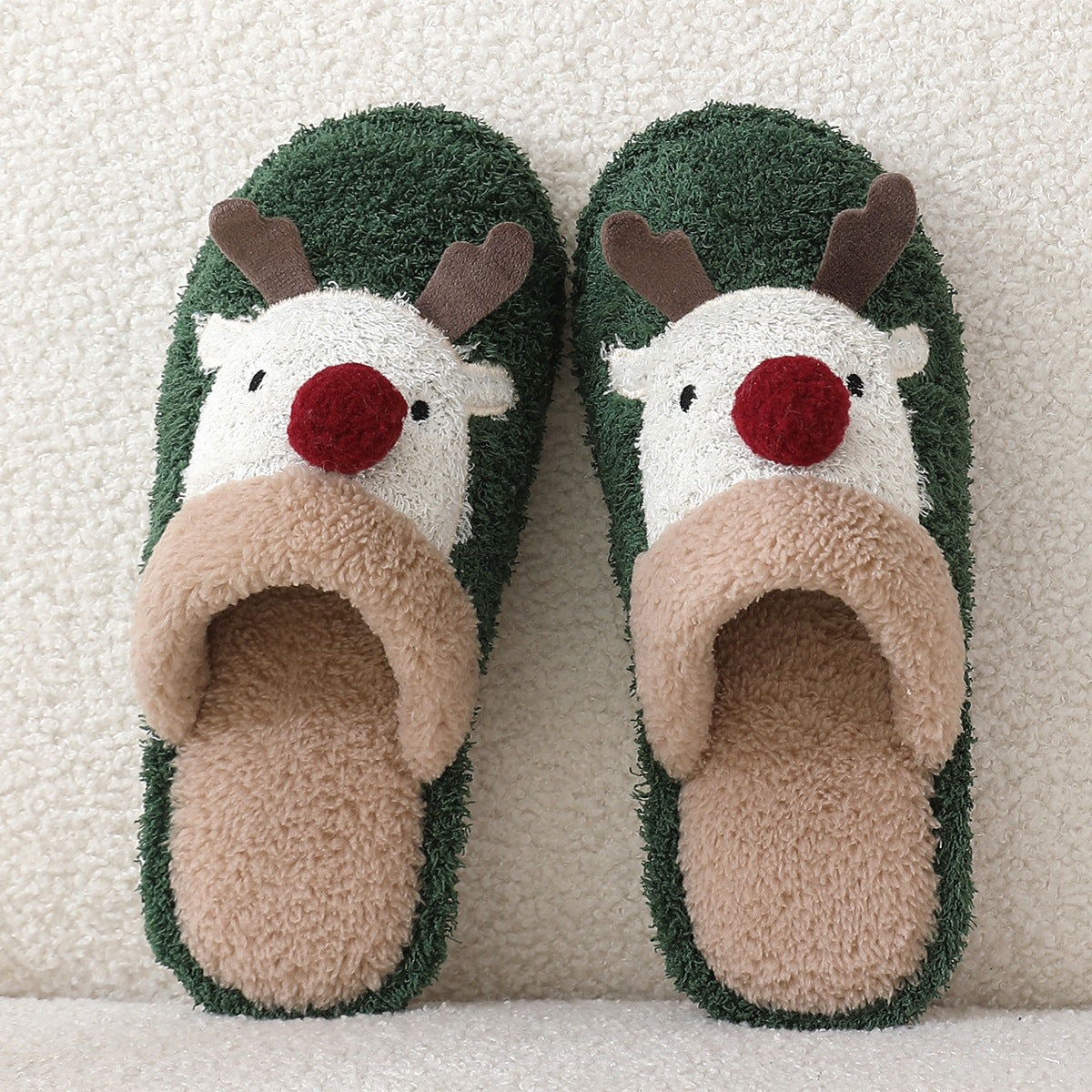 Reindeer Christmas Slippers