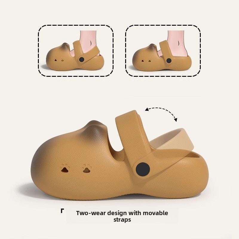 Cute Bear Clogs – Kids’ Versatile Sandals & Slippers