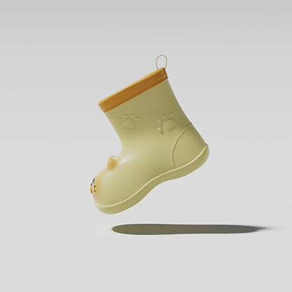 Kids Cat Rain Boots – Waterproof Cartoon EVA Shoes for Toddlers & Little Kids